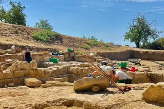 Scoperto un piccolo luogo di culto cristiano nella Valle dei Templi di Agrigento